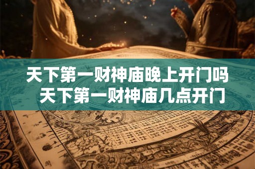 天下第一财神庙晚上开门吗  天下第一财神庙几点开门