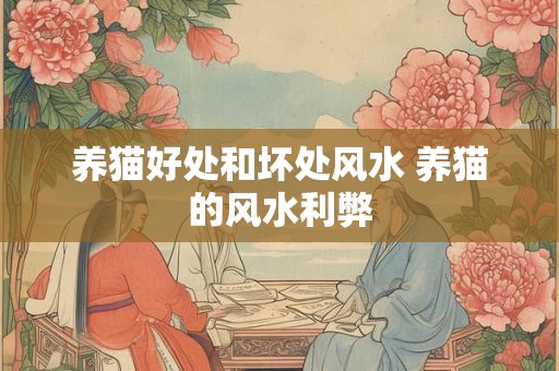 养猫好处和坏处风水 养猫的风水利弊