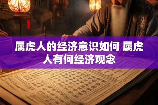 属虎人的经济意识如何 属虎人有何经济观念