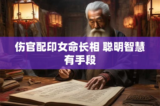 伤官配印女命长相 聪明智慧有手段
