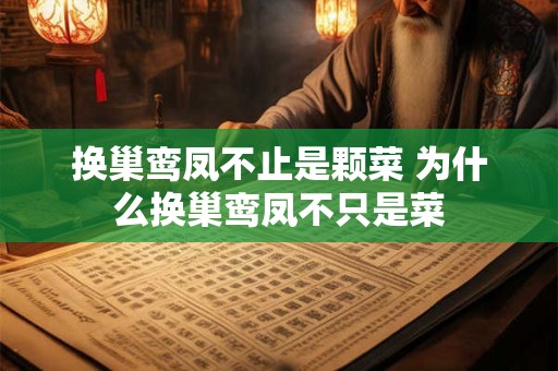 换巢鸾凤不止是颗菜 为什么换巢鸾凤不只是菜
