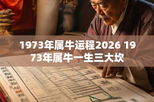 1973年属牛运程2026 1973年属牛一生三大坎