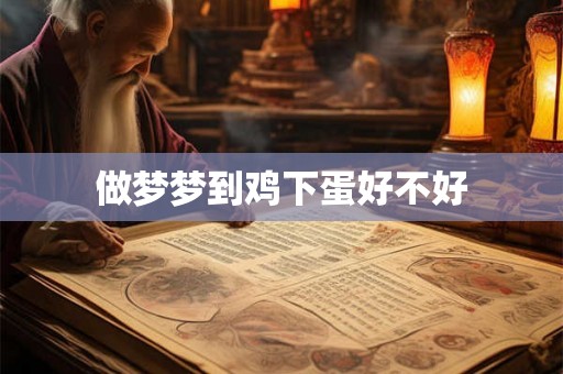 做梦梦到鸡下蛋好不好