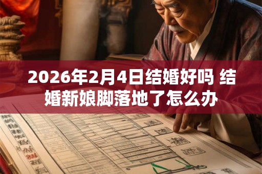2026年2月4日结婚好吗 结婚新娘脚落地了怎么办
