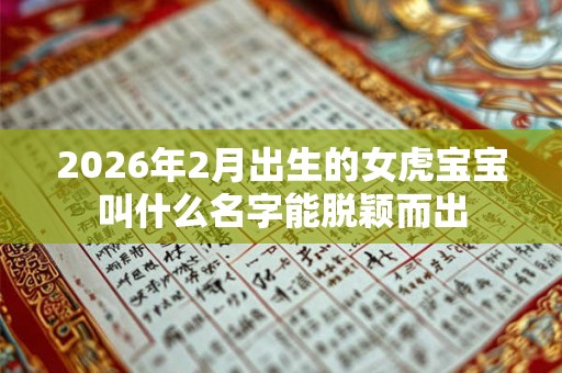 2026年2月出生的女虎宝宝叫什么名字能脱颖而出
