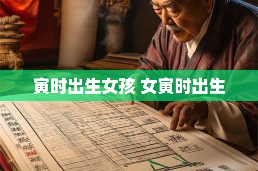 寅时出生女孩 女寅时出生