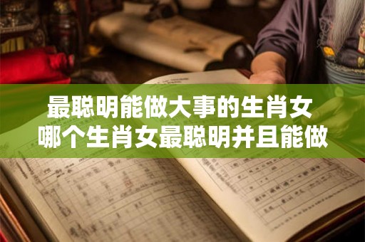 最聪明能做大事的生肖女 哪个生肖女最聪明并且能做大事 最聪明能做大事的生肖女 哪个生肖女最聪明并且能做大事