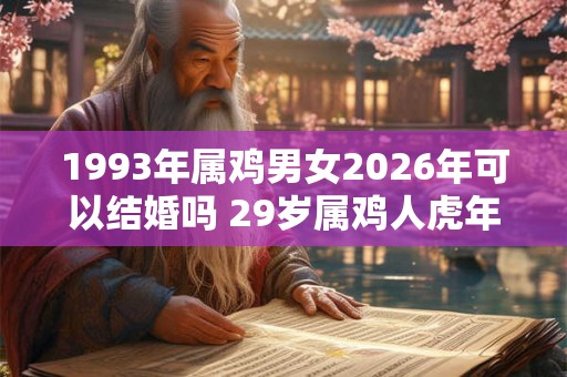 1993年属鸡男女2026年可以结婚吗 29岁属鸡人虎年结婚要注意什么 1993年属鸡男女2026年可以结婚吗 29岁属鸡人虎年结婚要注意什么