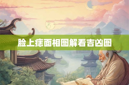 脸上痣面相图解看吉凶图