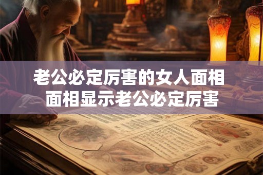 老公必定厉害的女人面相 面相显示老公必定厉害