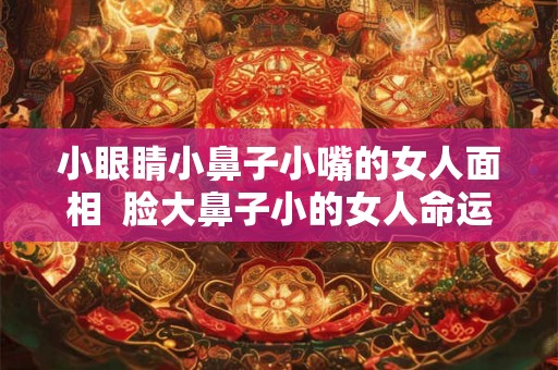 小眼睛小鼻子小嘴的女人面相 脸大鼻子小的女人命运 小眼睛小鼻子小嘴的女人面相 脸大鼻子小的女人命运
