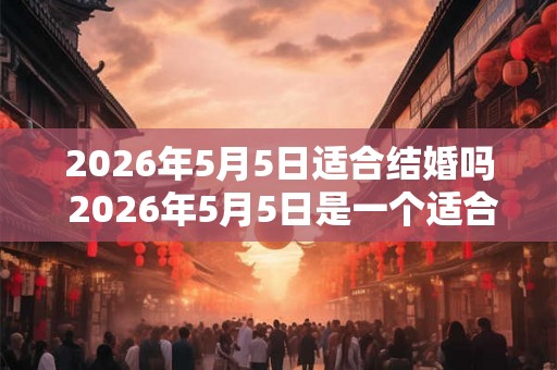2026年5月5日适合结婚吗 2026年5月5日是一个适合结婚的日子吗 2026年5月5日适合结婚吗 2026年5月5日是一个适合结婚的日子吗