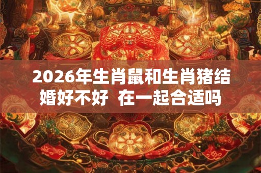 2026年生肖鼠和生肖猪结婚好不好  在一起合适吗