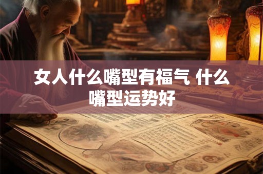 女人什么嘴型有福气 什么嘴型运势好