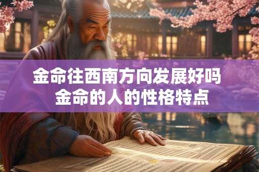 金命往西南方向发展好吗  金命的人的性格特点