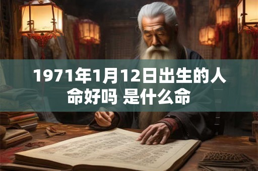 1971年1月12日出生的人命好吗 是什么命