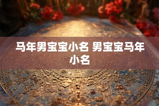 马年男宝宝小名 男宝宝马年小名