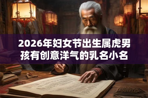 2026年妇女节出生属虎男孩有创意洋气的乳名小名