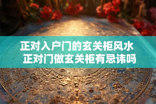 正对入户门的玄关柜风水  正对门做玄关柜有忌讳吗