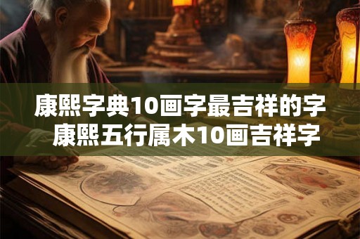 康熙字典10画字最吉祥的字 康熙五行属木10画吉祥字 康熙字典10画字最吉祥的字 康熙五行属木10画吉祥字
