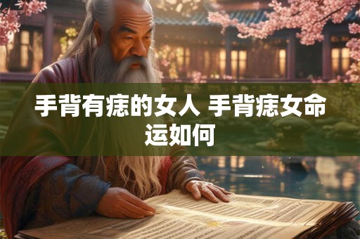 手背有痣的女人 手背痣女命运如何