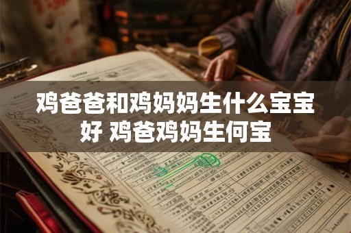 鸡爸爸和鸡妈妈生什么宝宝好 鸡爸鸡妈生何宝