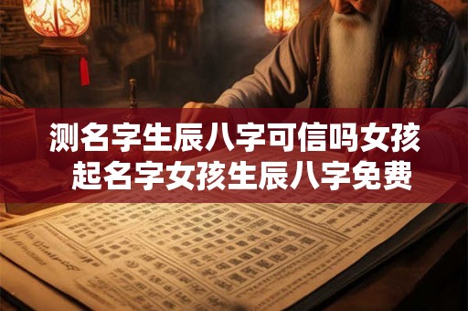 测名字生辰八字可信吗女孩  起名字女孩生辰八字免费测试