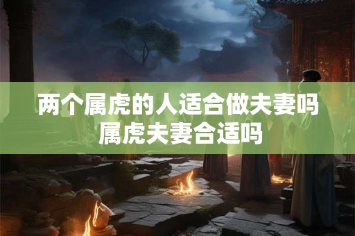 两个属虎的人适合做夫妻吗 属虎夫妻合适吗
