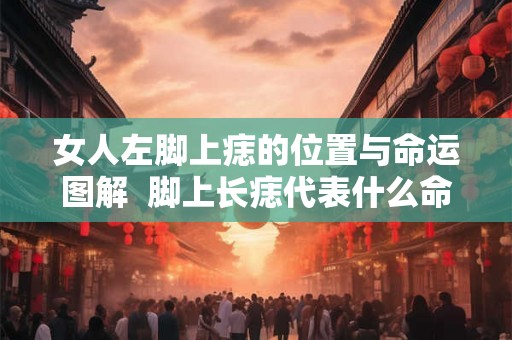 女人左脚上痣的位置与命运图解  脚上长痣代表什么命运