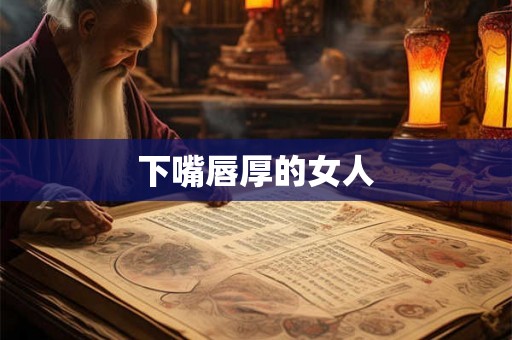 下嘴唇厚的女人