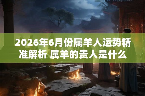2026年6月份属羊人运势精准解析 属羊的贵人是什么属相 2026年6月份属羊人运势精准解析 属羊的贵人是什么属相