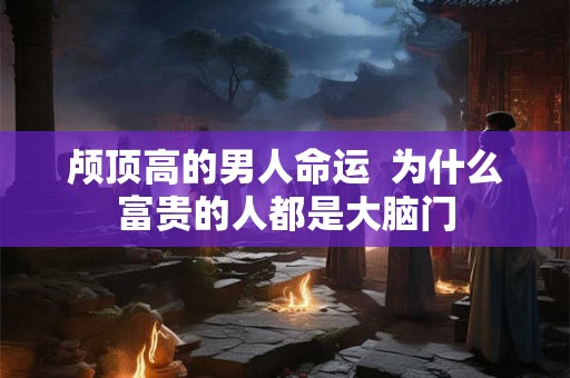颅顶高的男人命运  为什么富贵的人都是大脑门