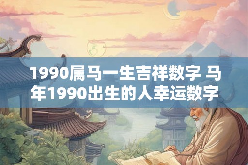 1990属马一生吉祥数字 马年1990出生的人幸运数字是什么