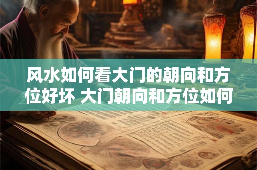 风水如何看大门的朝向和方位好坏 大门朝向和方位如何影响风水