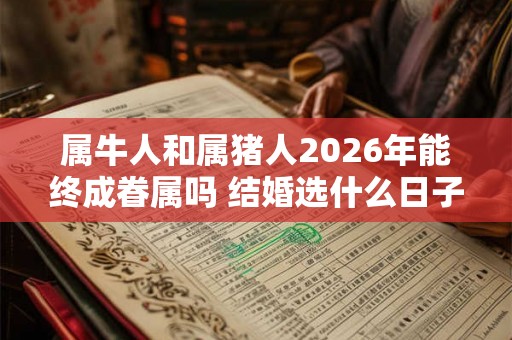 属牛人和属猪人2026年能终成眷属吗 结婚选什么日子好
