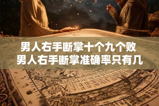 男人右手断掌十个九个败 男人右手断掌准确率只有几成