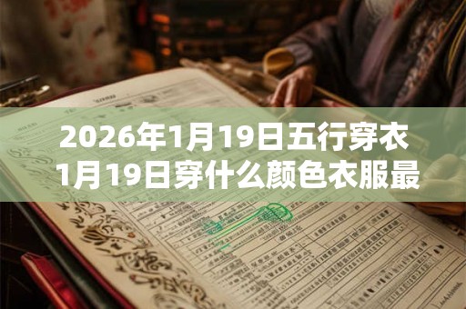 2026年1月19日五行穿衣 1月19日穿什么颜色衣服最旺运
