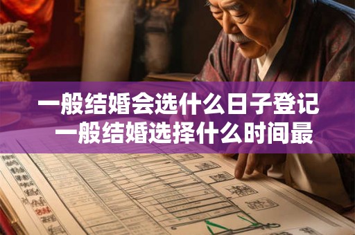 一般结婚会选什么日子登记  一般结婚选择什么时间最好