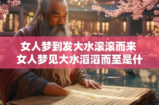 女人梦到发大水滚滚而来 女人梦见大水滔滔而至是什么含义