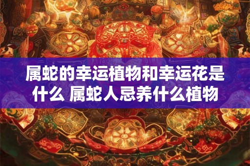 属蛇的幸运植物和幸运花是什么 属蛇人忌养什么植物