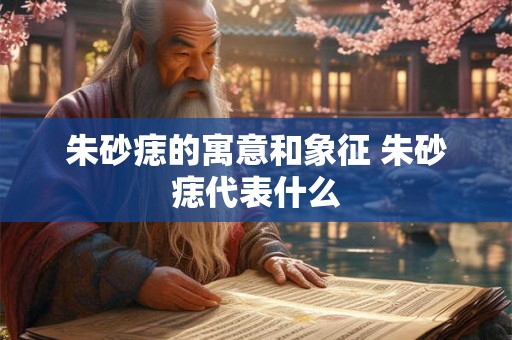 朱砂痣的寓意和象征 朱砂痣代表什么