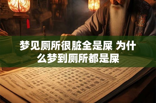 梦见厕所很脏全是屎 为什么梦到厕所都是屎