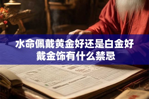水命佩戴黄金好还是白金好 戴金饰有什么禁忌