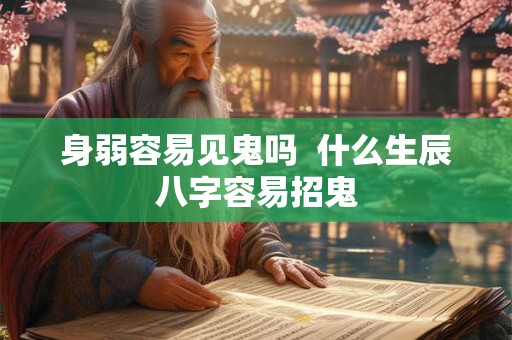 身弱容易见鬼吗 什么生辰八字容易招鬼 身弱容易见鬼吗 什么生辰八字容易招鬼