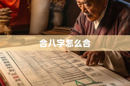 合八字怎么合