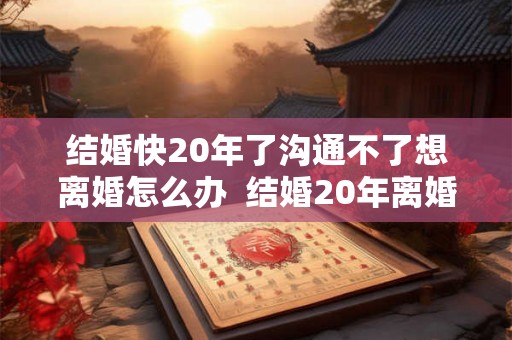 结婚快20年了沟通不了想离婚怎么办  结婚20年离婚谁更难过