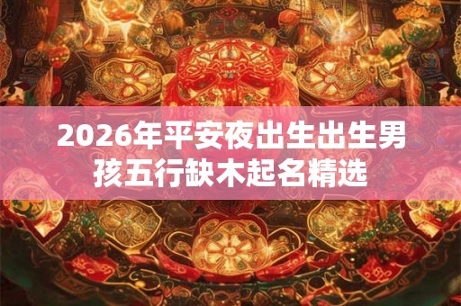 2026年平安夜出生出生男孩五行缺木起名精选