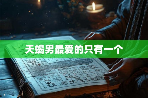 天蝎男最爱的只有一个