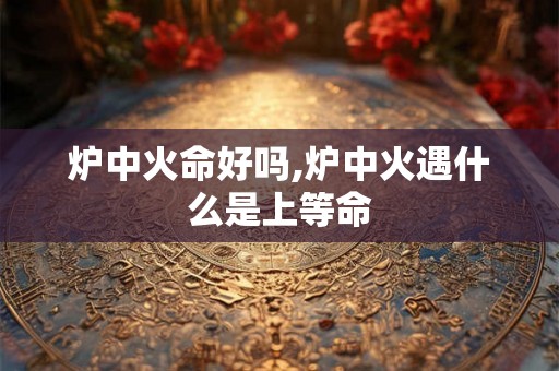 炉中火命好吗,炉中火遇什么是上等命