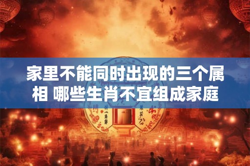 家里不能同时出现的三个属相 哪些生肖不宜组成家庭